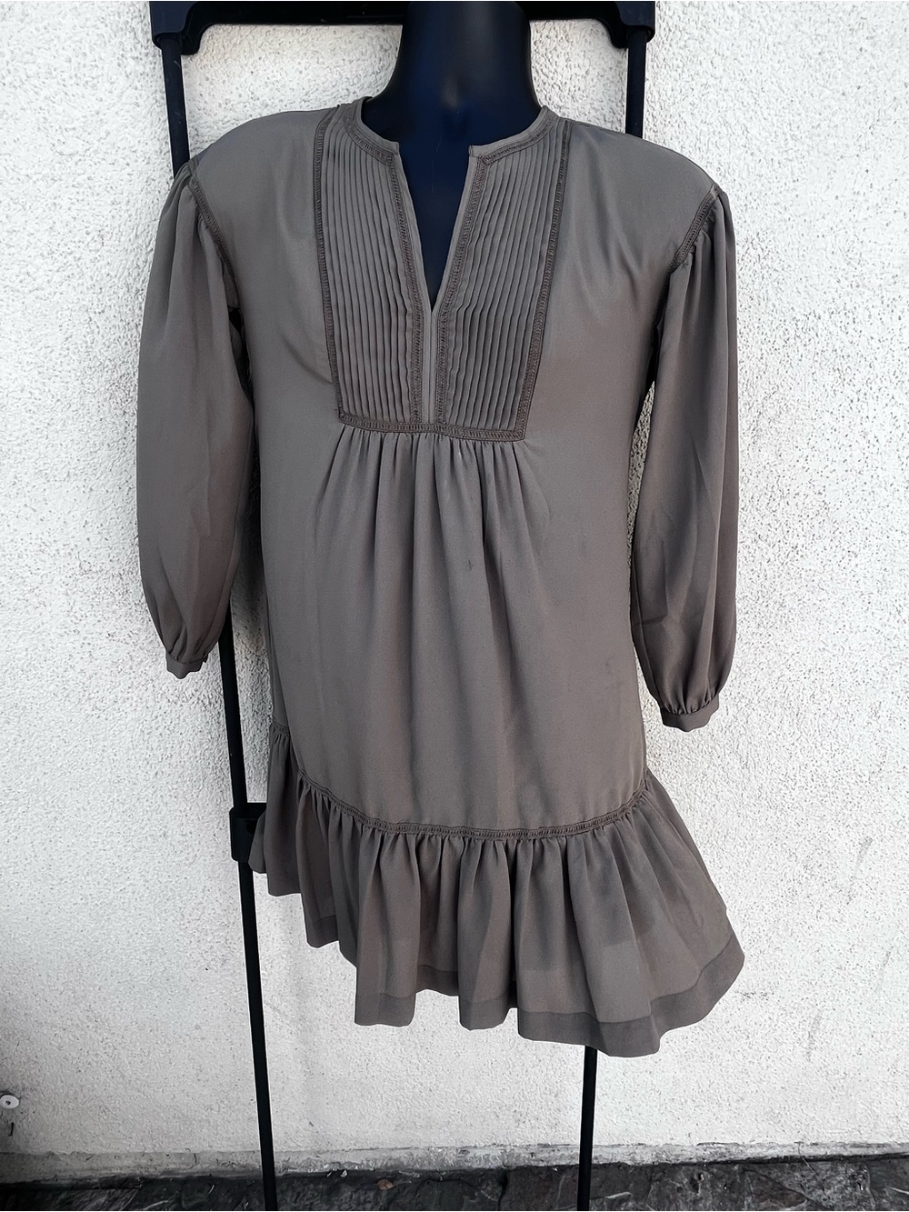 Banana Republic Olive Green Mini Dress
